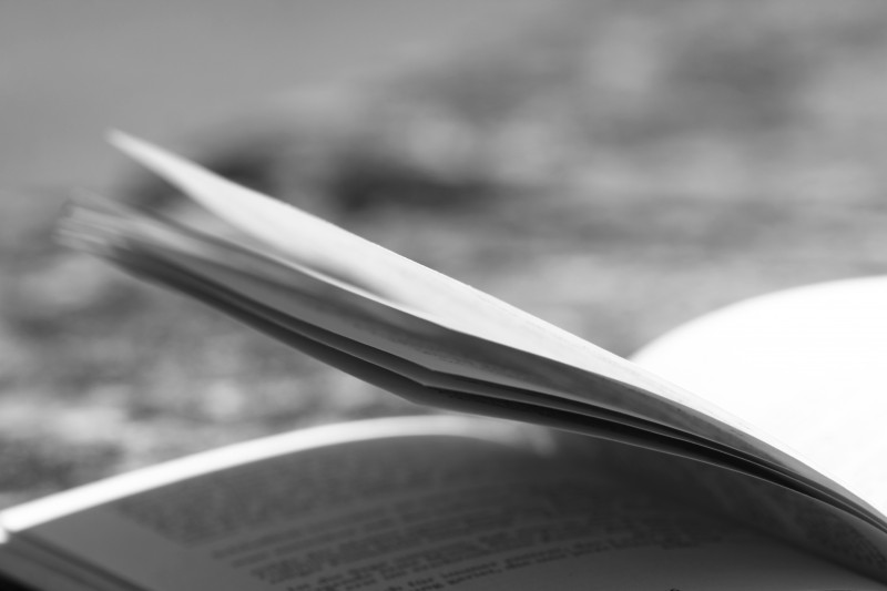 pages d'un livre, noir-blanc