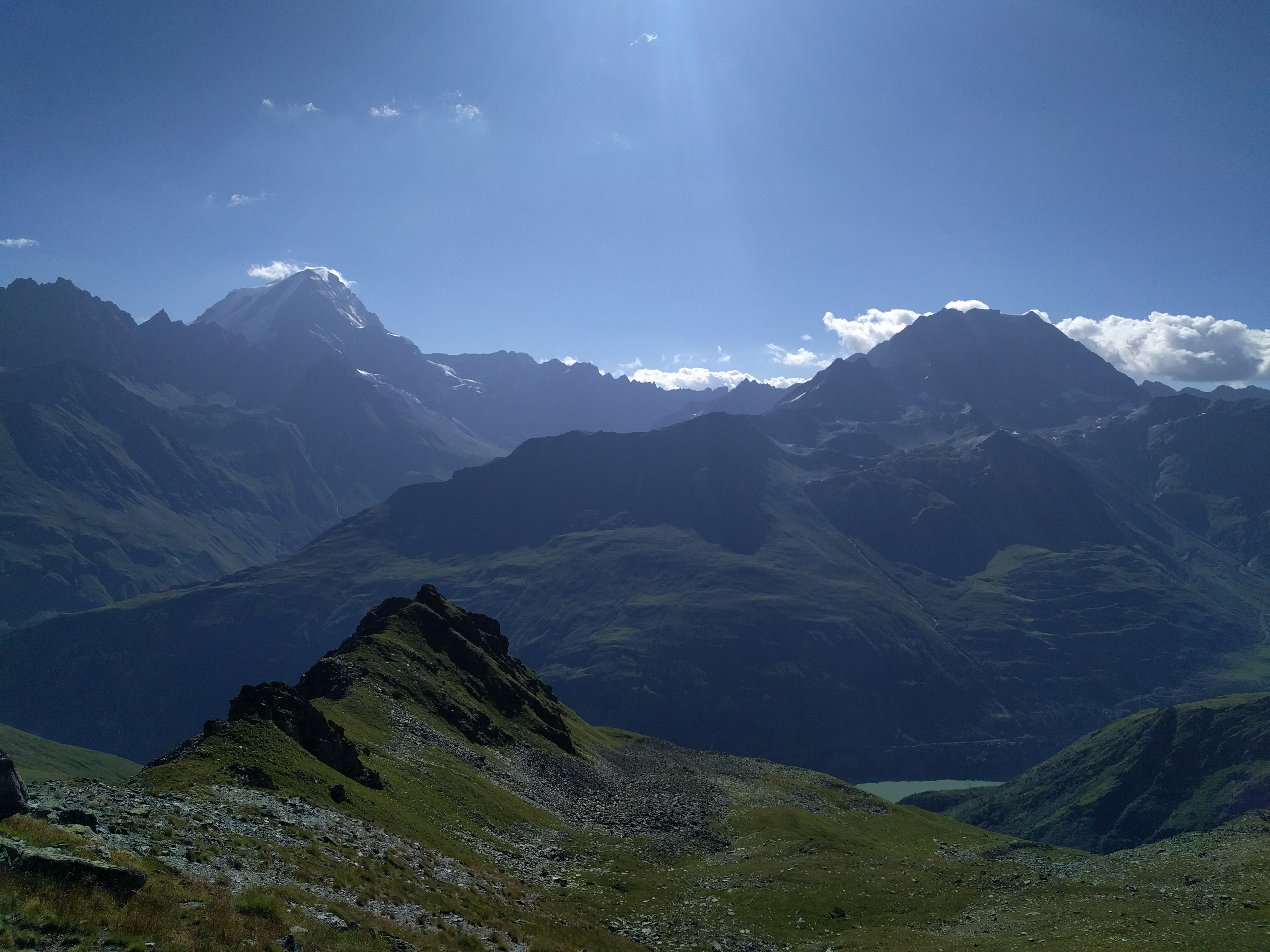 Crête, les Toules, Mont Vélan, Combins